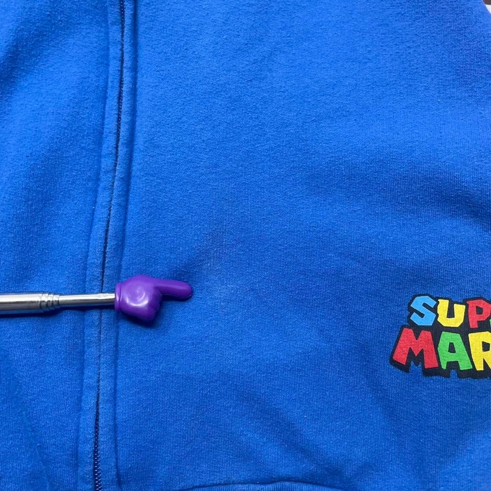 Super Mario zip up hoodie jacket youth size XL - Picture 6 of 8